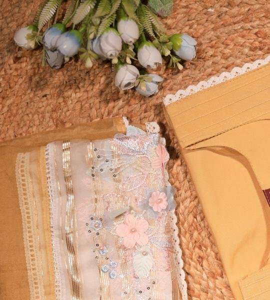 Mustard Pearl Suit Set
