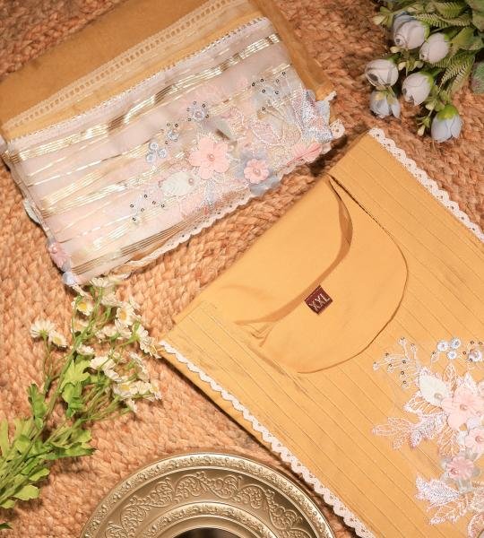 Mustard Pearl Suit Set