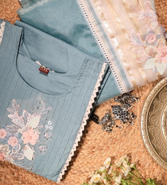 Dusty Teal Blossom