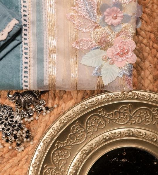 Dusty Teal Blossom
