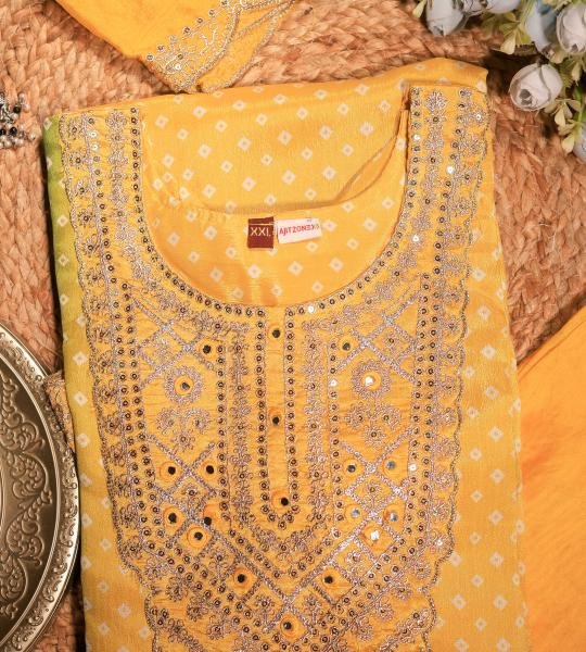 Heer Basanti Yellow Suit